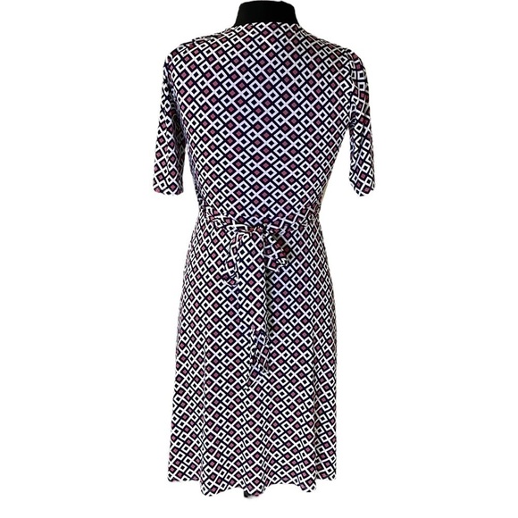 DONNA Morgan v-neck multicolored dress size 0 - Picture 4 of 7